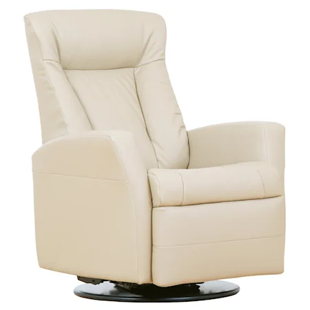 Prince Relaxer Recliner in Standard Size with Adjustable Headrest, Swivel, Glide and Recline